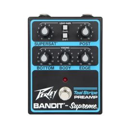 PEAVEY Bandit®-Supreme™ Teal Stripe Preamp Pedal - Circuito Original 2ª Gen, Controles de Ganancia y EQ Activo Precio: 137.50000044. SKU: B16Y4Y2G8L