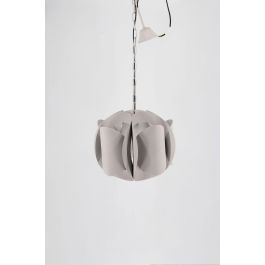 DKD Home Decor Lámpara Techo Moderno Rugoso toyso Beige 42 x 36 x 42 cm