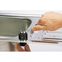 Wolfcraft 3752000 Sierra de corona para acero inoxidable Ø28 mm para grifos de fregadero