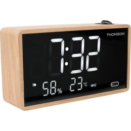 Thomson THO3499550389784 - Despertador con Proyección Digital de Hora en Pared o Techo, Acabado Madera Precio: 49.69000036. SKU: B1E8RQFSA6