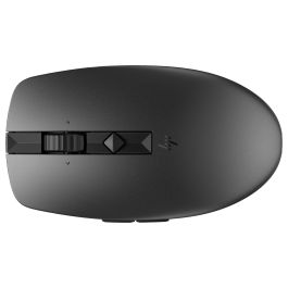 HP Ratón Inalámbrico Recargable 710, Ambidextro, RF Wireless + Bluetooth, 3000 DPI, 7 Botones, Negro