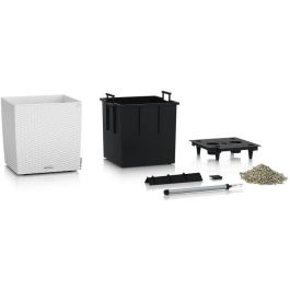 Maceta LECHUZA Cube Cottage 50 - kit completo, blanco - Plástico - 14 L - 49 x 49 x 49,5 cm Maceta LECHUZA Cube Cottage 50 - kit completo, blanco - Plástico - 14 L - 49 x 49 x 49,5 cm