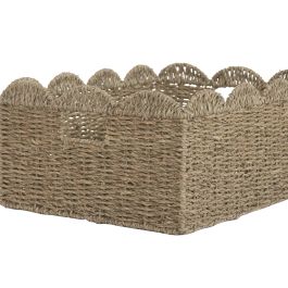 DKD Home Decor Cesta Balines Natural 34 x 20 x 44 cm Set de 4 (2 Unidades)