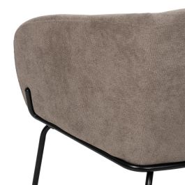 Sillón Taupe Tejido-Metal 77 X 72 X 68 cm