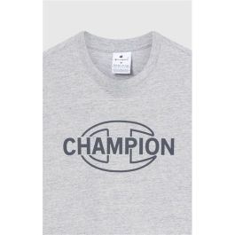 Camiseta de Manga Corta Hombre Champion Graphic Shop Gris claro 13-14 Años