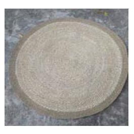 DKD Home Decor Alfombra Decorativa Boho Beige de Seagrass, Fibra de Maíz y Poliéster 150 x 150 cm Precio: 72.99204. SKU: S3038172