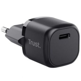 Trust Cargador de Pared USB-C 20W Negro, Compatible con Smartphones y Tabletas