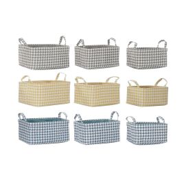 Cesta Basicos DKD Home Decor Gris Amarillo 30 x 20 x 40 cm Set de 3 (3 Unidades) Precio: 51.95498. SKU: S3029009