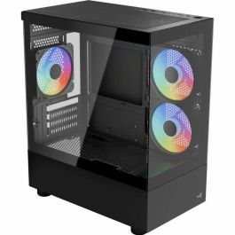 Aerocool AER4711099477333 Caja PC Viewport Mini-G V1 Minitorre M-ATX Cristal Templado F-RGB Negro