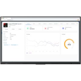 AVOCOR AVE-5550 Pantalla Táctil Interactiva 55" 4K UHD para Señalización Digital 3840x2160, Multi-touch IR