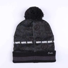 Cerdá Conjunto 3 Piezas Snood Oficial Marvel Avengers para Niños, Gris, Edad 3-12 Años, Acrílico y Poliéster