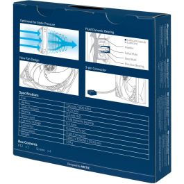 ARCTIC ACFAN00118A Ventilador 12cm P12 Negro 1800 RPM 56.3 CFM para Carcasa de Ordenador