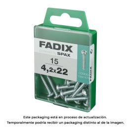 Fadix Tornillo rosca chapa Cinc 4,2x22mm Caja 15 unidades Precio: 2.50000036. SKU: S7913614