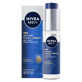 NIVEA MEN Gel Facial Hidratante Antiedad Hyaluron para Hombre 50 ml