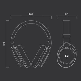 Auriculares de Diadema Muse M278FB Negro