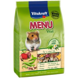 Vitakraft Menú Vital Hamster Alimento Completo Diario para Hámsters 400gr Rico en Vitaminas Proteínas y Minerales Precio: 3.7994. SKU: B1ANG6DVHY