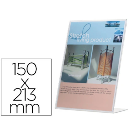 Q-connect Expositor sobremesa metacrilato 150x213 mm Precio: 4.49999968. SKU: B1E65ACP84