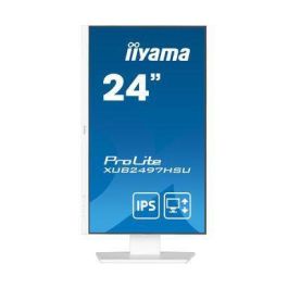 iiyama XUB2497HSN-W2 Monitor 24" IPS Full HD 1080p 100Hz 1ms MPRT Blanco, Altura Ajustable, HDMI, DP, USB Hub