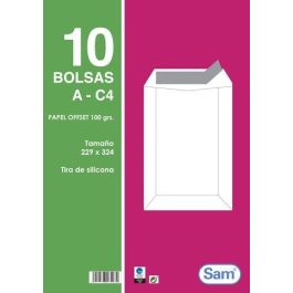 Sobre-Bolsa Sam 229X324 Blanco 100G (Silicona) Paquete De 10 (Set de 25) Precio: 75.68999999. SKU: B13CAL9FM7