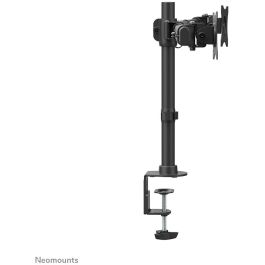 Neomounts FPMA-DCB100DBLACK Soporte de Escritorio Doble para 2 Monitores 10-27" hasta 10kg por Pantalla, Inclinable y Giratorio, Negro