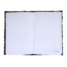 Cerdá Cuaderno Premium Lentejuelas Harry Potter Dorado