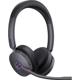 Yealink WH68 Hybrid Teams Auriculares Inalámbricos y Alámbricos Diadema Binaural Negro para Llamadas y Música