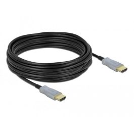 DeLOCK Cable Óptico Activo HDMI 4K 60Hz 10m, Macho-Macho, 18 Gbit/s, HDR, HDCP 2.2, Fibra Óptica