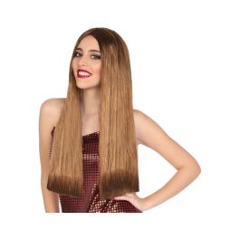 Peluca Larga Castaña 60 cm Con Raya Central Natural y Elegante para Disfraz Cosplay Carnaval Teatro Precio: 3.78999951. SKU: B1FVXJDVCP
