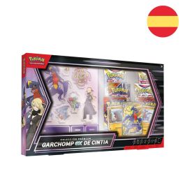 Pokémon JCC: Blíster Garchomp ex de Cintia Juntos de Aventuras | 3 cartas promo, 6 sobres de refuerzo, expositor | +6 años