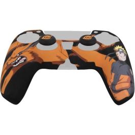 Konix Funda Protectora DualSense PS5 Naruto Shippuden Kurama/Kyûbbi y Naruto Silicona Negra