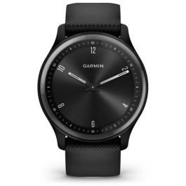 Garmin Vivomove Sport - Reloj inteligente híbrido con manecillas, pantalla táctil y funciones conectadas - Negro pizarra