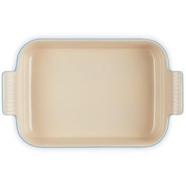 Le Creuset 71102262200001 Fuente para Horno Rectangular de Gres, 26 cm, Azure
