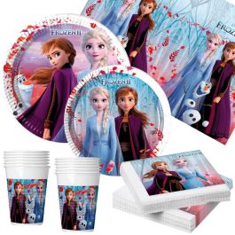 Set Artículos de Fiesta Frozen 89 Piezas