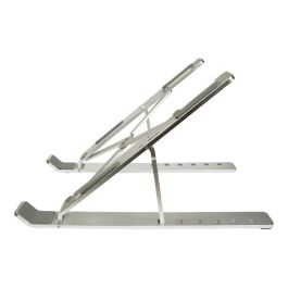 Inter-Tech NBS-200 Soporte para portátil hasta 15.6'' Altura Ajustable Plata Aluminio