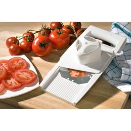 Leifheit 23170 Rallador Universal ComfortLine 4+1 - Rallador de Verduras Multifuncional con 5 Rejillas y Mandolina de Acero Inoxidable