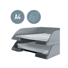 Bandeja Sobremesa Leitz Wow Fucsia Metalizado (Set de 5)