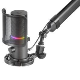 Mars Gaming Micrófono Profesional USB MMIC-XT ARGB Negro con Brazo y Filtro Pop