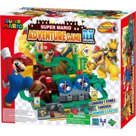 Epoch Games 7377 Super Mario Adventure Game Dx - Juego de Mesa de Habilidad con Control de Botón y Palancas - Edad +4 años
