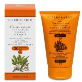 L'ERBOLARIO Solar Zanahoria-Sésamo-Karité SPF 30 Pieles Ultrasensibles 125 ml Precio: 24.50000014. SKU: B1DEDKJZDF