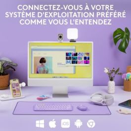 Logitech - teclado inalámbrico K380 - Lemonada de lavanda Logitech - teclado inalámbrico K380 - Lemonada de lavanda