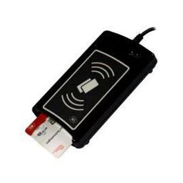ACS ACR1281S-C1 Lector de Tarjetas Inteligentes Dual Interfaz Contacto y Sin Contacto DualBoost II RS-232 Plug & Play con SAM