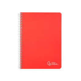 Liderpapel Cuaderno espiral A5 Witty tapa dura 80h 90gr rayado horizontal 8mm con margen colores surtidos