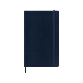 Moleskine DSB2012DC3Y26 Agenda 2026 Diaria 12 Meses Tapa Blanda Tamaño L (13x21 cm) Azul Zafiro