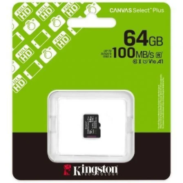 Tarjeta de Memoria Micro SD con Adaptador Kingston SDCS3/64GBSP 64 GB