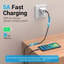Cable USB Vention CQNHD Negro 50 cm