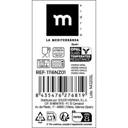 La Mediterranea Plato Llano Everett 25,2x25,2 cm (36 Unidades)