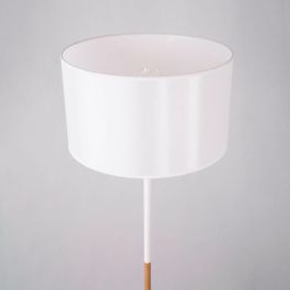 SKD-F1006 Lámpara de Pie Puducherry para Bombilla LED E27, Diseño Elegante Moderno y Natural, Ideal Salón Dormitorio Oficina Hostelería