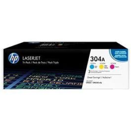 HP 304A Cartucho de Tóner Original Cyan, Magenta, Amarillo, Capacidad Estándar, Pack de 3 (CF372AM) - 2.800 páginas por color Precio: 388.4999998. SKU: B1HN7H6B8S