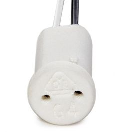 Portalámparas Cerámico G4/MR11 Cable 300Mm 180ºc Precio: 0.58999963. SKU: B13GNXQA3Z