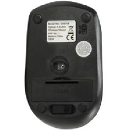 Equip Life Mouse Óptico Inalámbrico 2.4GHz 4 Botones DPI Ajustable 800-1600 Nanorreceptor USB Diseño Ergonómico y Compacto